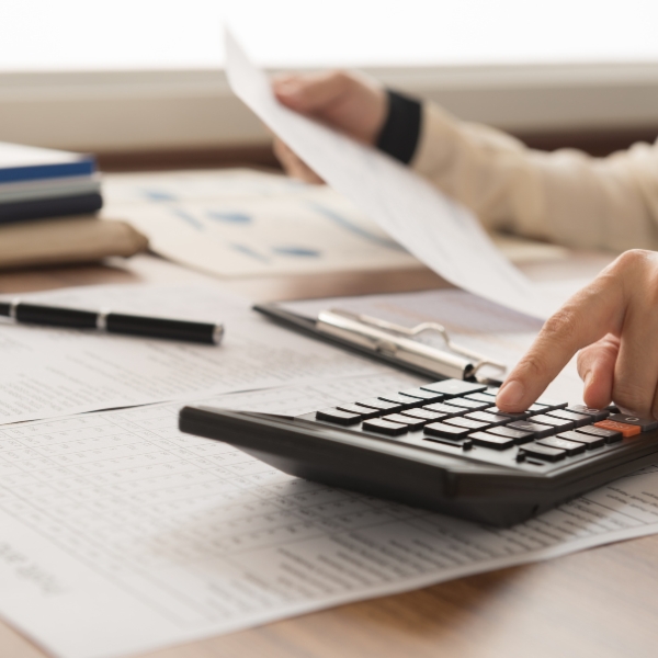 A professional financial planning consultation in natural light
